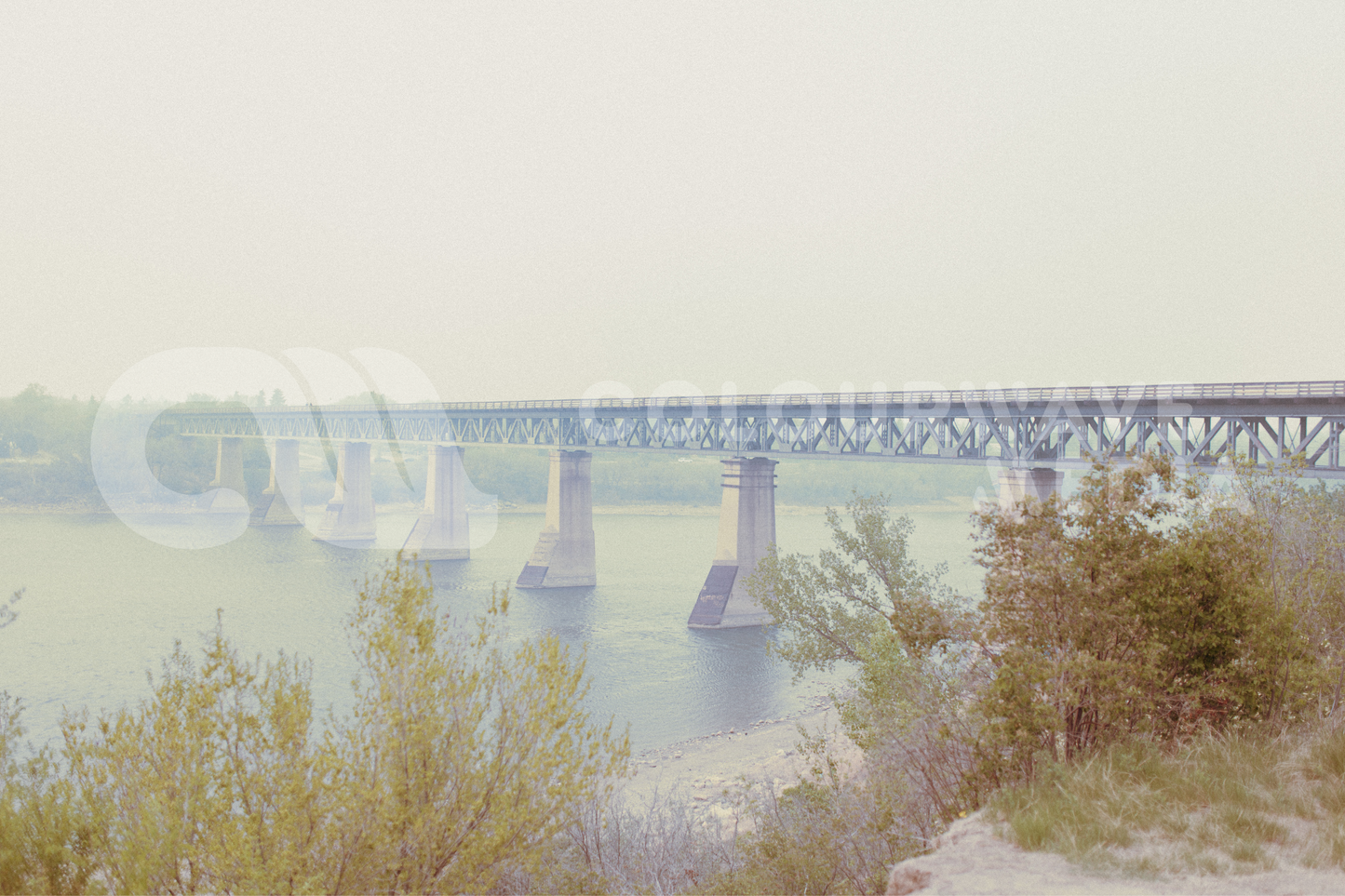 Hazy Bridge Print