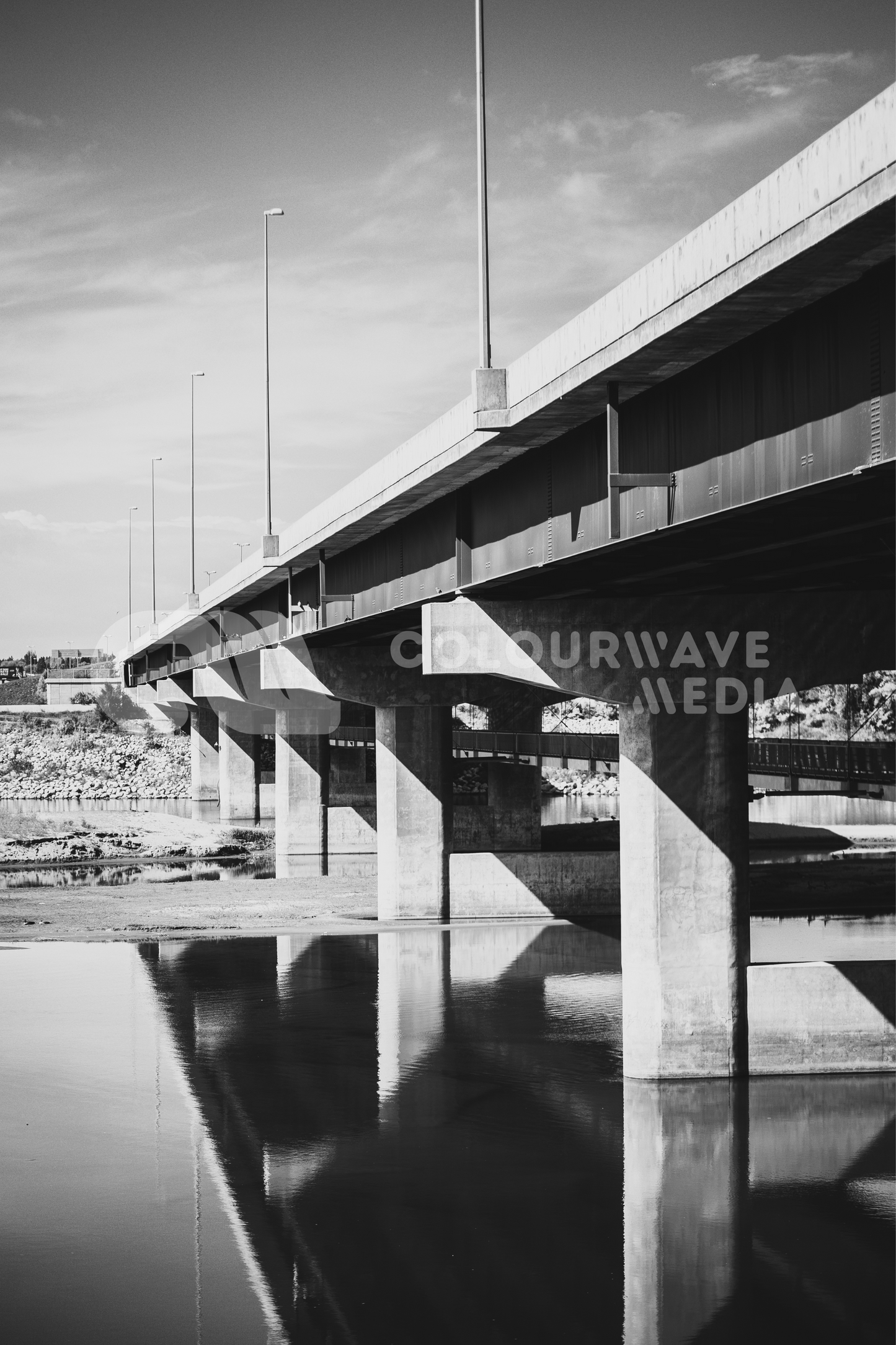 B&W Bridge Print