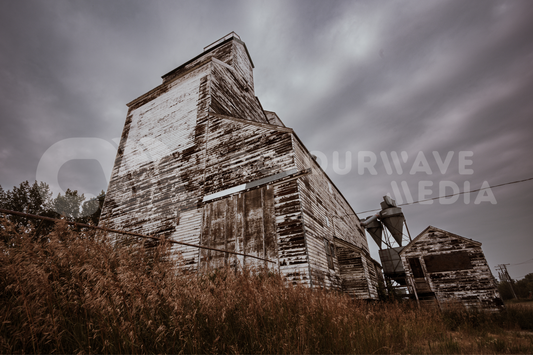 Moody Grain Elevator Print